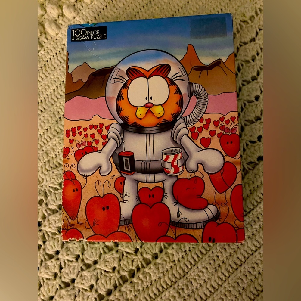 Vintage Garfield Valentine’s Day puzzle